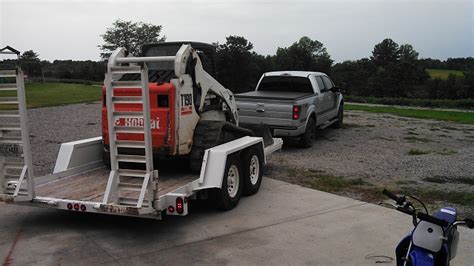 f150 ecoboost towing skid steer|Can my truck even tow this .